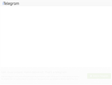 Tablet Screenshot of itelegram.com